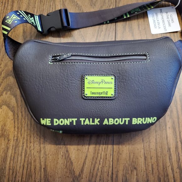 NEW Disney Parks Loungefly WE DONT TALK ABOUT BRUNO Hip pack - Picture 3 of 6